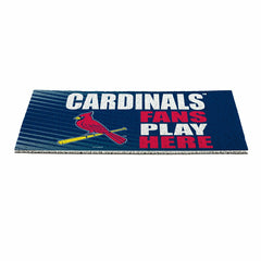 St Louis Cardinals Fan Mat, 28"x16"