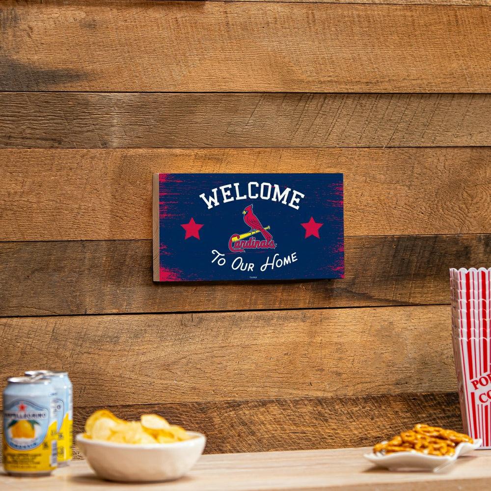 St Louis Cardinals Wood Wall Sign, 6x11