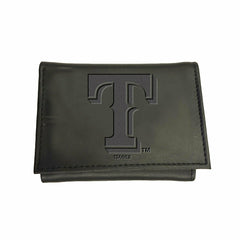 Texas Rangers Tri-Fold Wallet Black