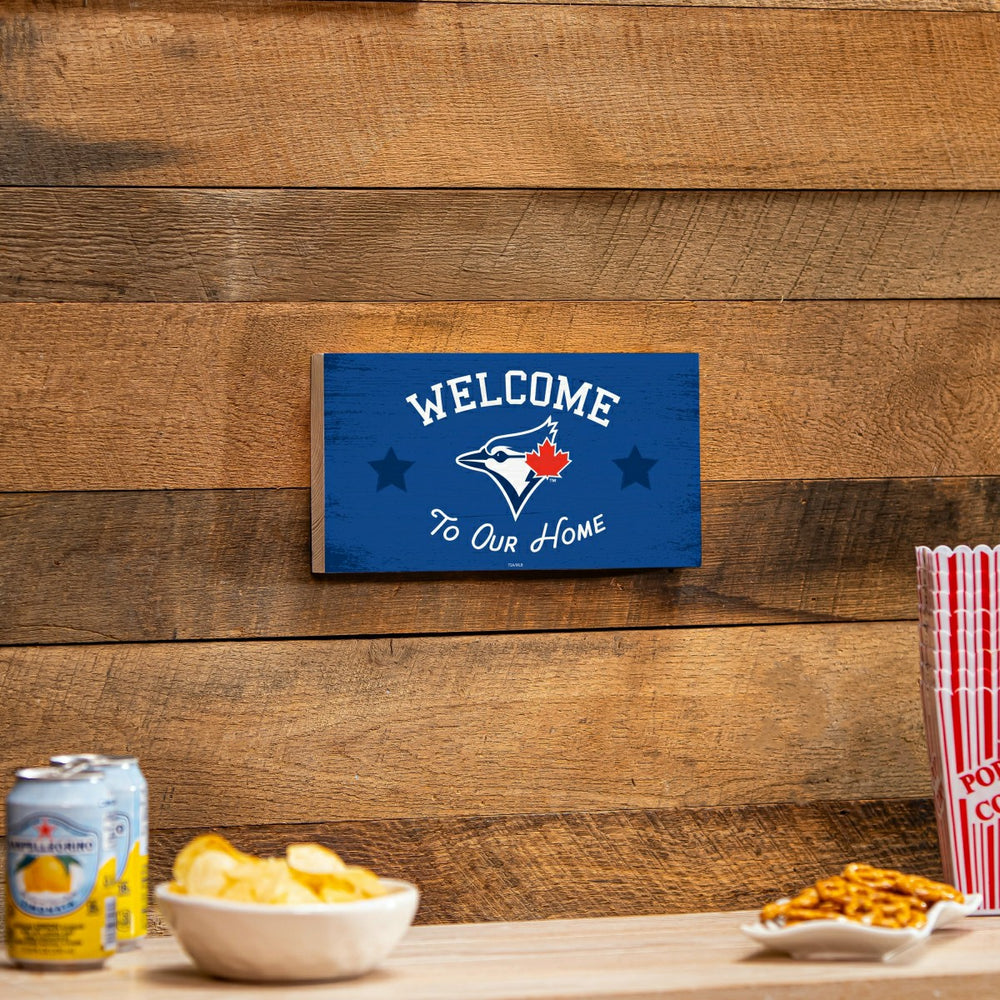 Toronto Blue Jays Wood Wall Sign, 6x11