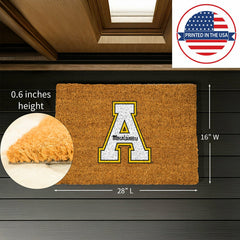 Coir Mat, 16"x28", Appalachian State University