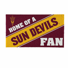 Arizona State University, PVC Mat COLOR, Home of a Fan