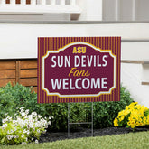 Arizona State University Coroplast Yard Sign, "Fans Welcome"