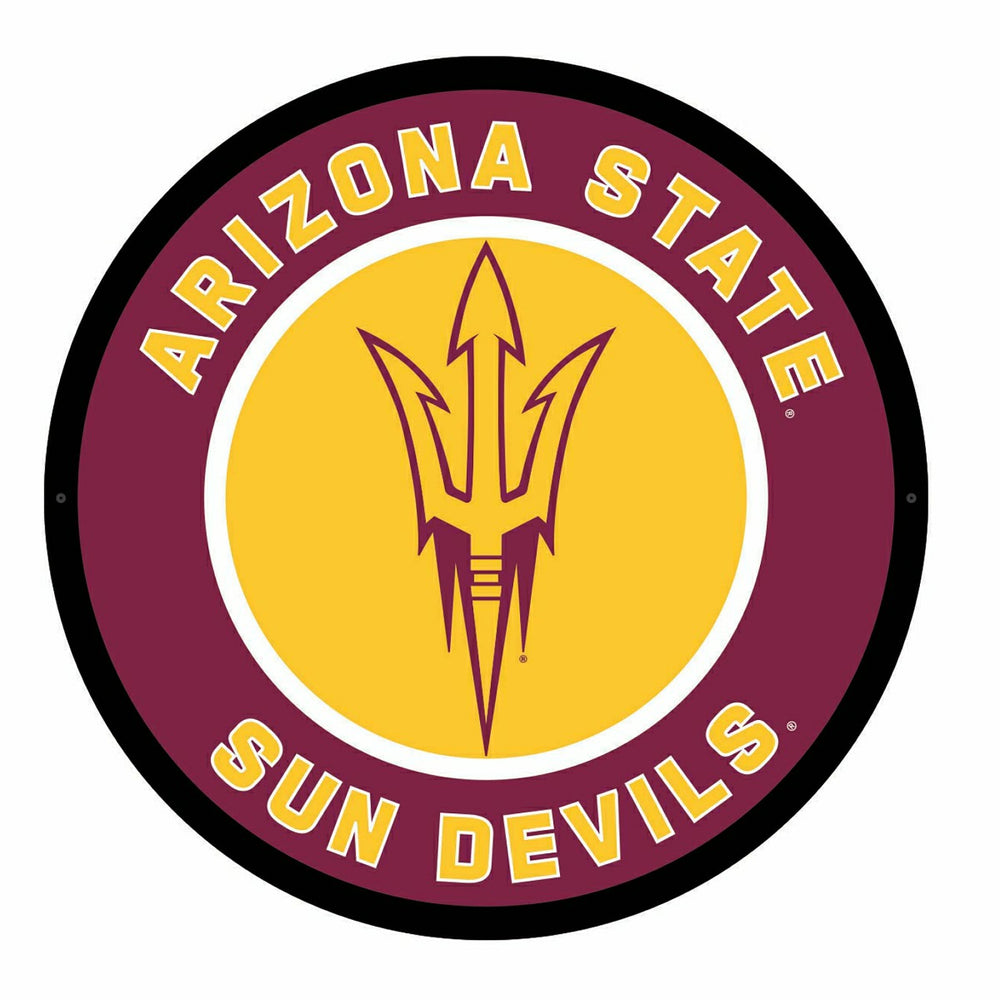LED Wall Decor, Round, Arizona State University