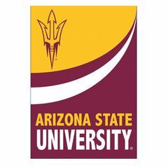 Arizona State University Burlap Flag GDN Size