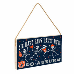 Auburn University Halloween Wood Wall Sign, 6x11