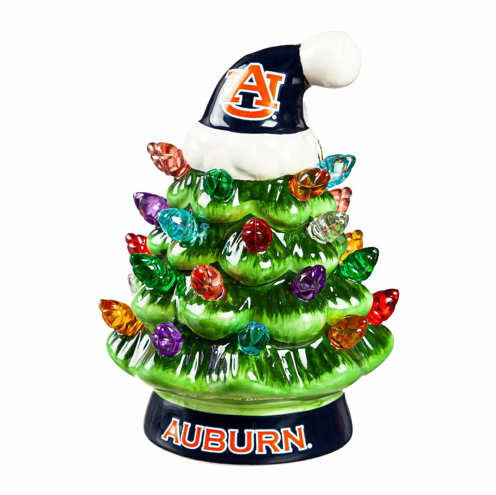 4" Mini LED Tabletop Christmas Tree, Set of 2, Auburn University