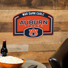 Auburn University USA Embossed Steel Wall Sign, 11" x 17"