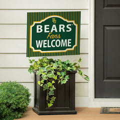 Baylor University Coroplast Yard Sign, "Fans Welcome"