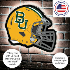 LED Wall Decor, Helmet, Baylor University