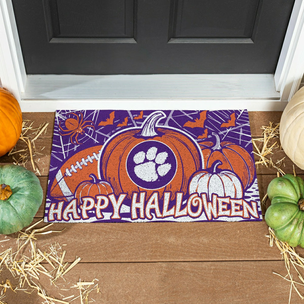 Clemson University Halloween PVC Mat, 28"x16"