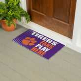 Clemson University Fan Mat, 28"x16"