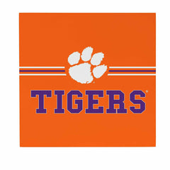 Clemson University Wood Wall Sign, 12x12
