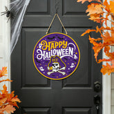East Carolina University Halloween Round Door Décor with Hanging Rope,