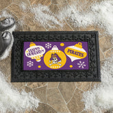 East Carolina University Holiday Flocked Coir Sassafras Switch Mat, 22