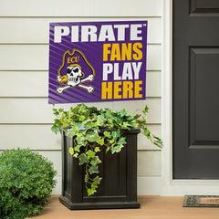 East Carolina University Coroplast Yard Sign "Fans Play Here"