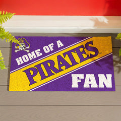 East Carolina University, PVC Mat COLOR, Home of a Fan