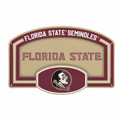 Florida State University USA Embossed Steel Wall Sign, 11" x 17"