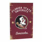 Florida State University Wood Wall Sign, 16x24