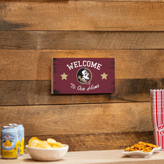 Florida State University Wood Wall Sign, 6x11