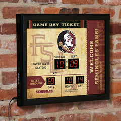 Scoreboard Wall Clock, Florida State