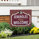 Florida State University Coroplast Yard Sign, "Fans Welcome"