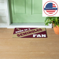 Florida State University, PVC Mat COLOR, Home of a Fan