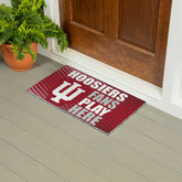 Indiana University Fan Mat, 28"x16"