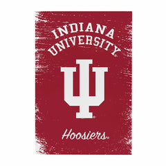 Indiana University Wood Wall Sign, 16x24