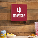 Indiana University Wood Wall Sign, 12x12