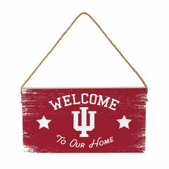 Indiana University Wood Wall Sign, 6x11