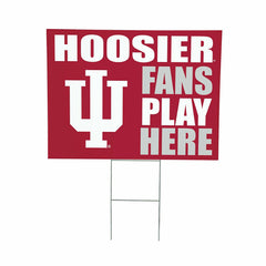 Indiana University Coroplast Yard Sign "Fans Play Here"