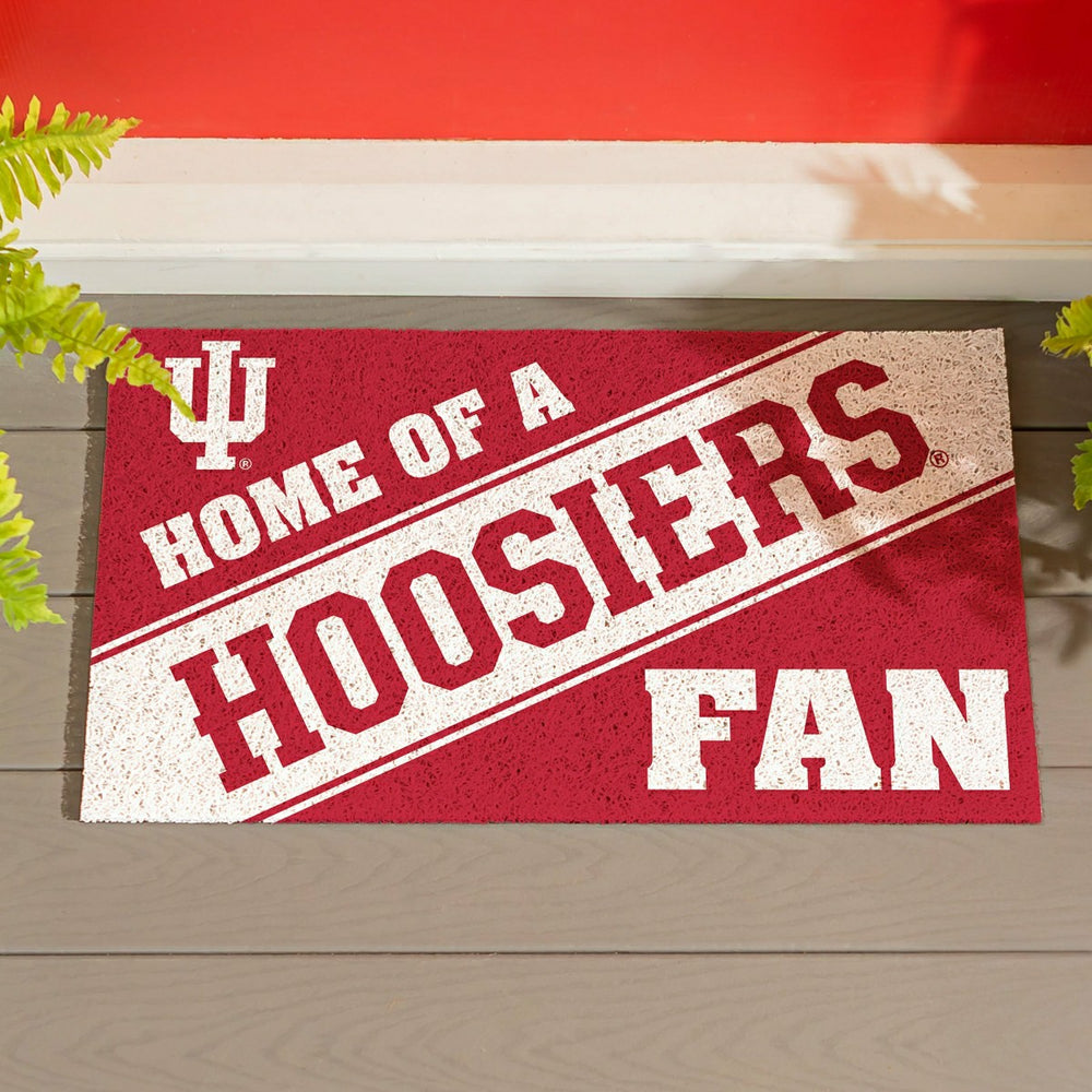 University of Indiana, PVC Mat COLOR, Home of a Fan