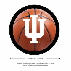 LED Wall Decor, Round, Med, Indiana, Basketball