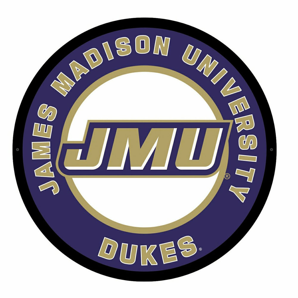 LED Wall Decor, Round, James Madison University