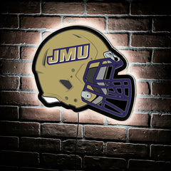 LED Wall Decor, Helmet, James Madison University