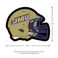 LED Wall Decor, Helmet, James Madison University