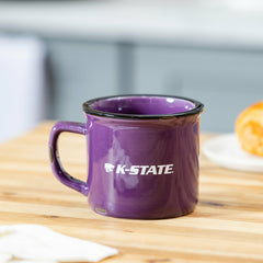 Kansas State University Ceramic Camp Cup with Enamel Finish, 14oz