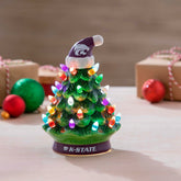 Kansas State University 8" LED Ceramic Christmas Tree