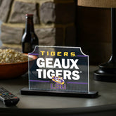 Louisiana State University College Rectangle Desklite LED Decor