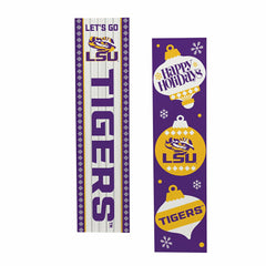 47" Double Sided Leaner, Louisiana State University, Christmas