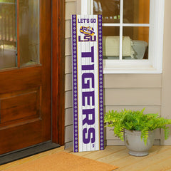 47" Double Sided Leaner, Louisiana State University, Christmas