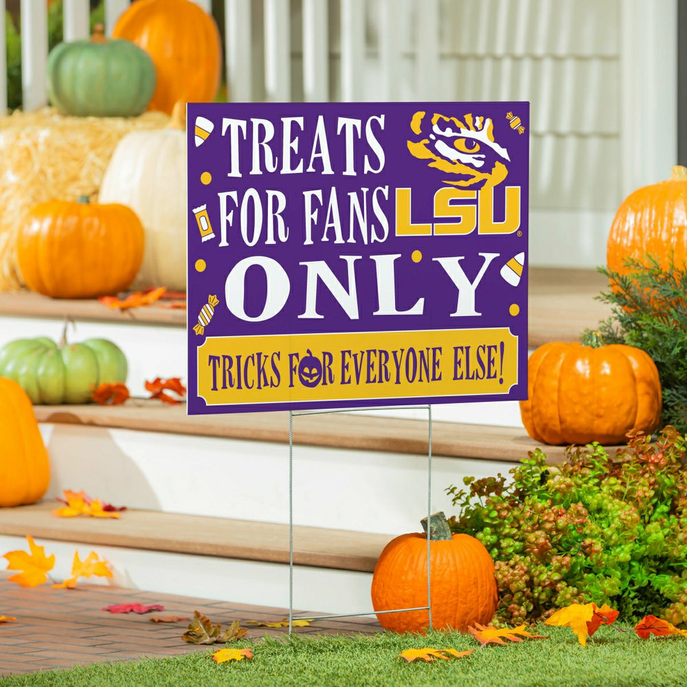 Louisiana State University Yard Sign, Halloween Treats for Fans