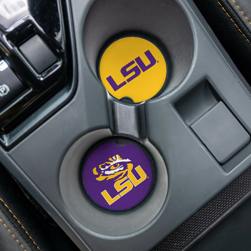 Louisiana State University Car Coaster Set, 2pc