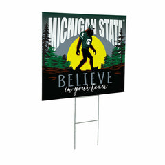Michigan State University Yard Sign, Bigfoot