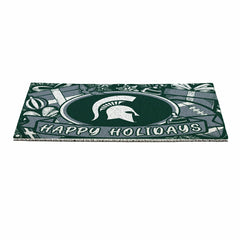 Michigan State University Holiday PVC Mat, 28"x16"