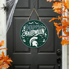 Michigan State University Halloween Round Door Décor with Hanging Rope