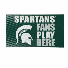 Michigan State University Fan Mat, 28"x16"