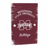 Mississippi State University Wood Wall Sign, 16x24