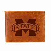 Mississippi State University, Embossed 100% Genuine Tumbled Leather Pa
